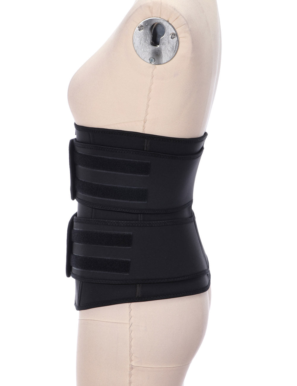 Double Belt Black Big Size Latex Waist Trainer For Loss Weight