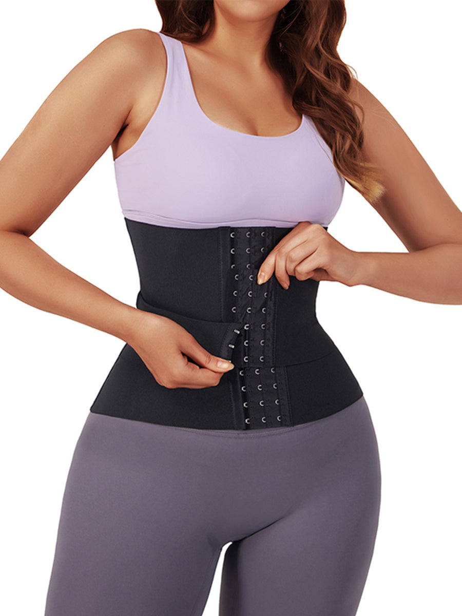 New Arrival Adjust Hooks Tummy Trimmer Control Split 3 Strap Waist Trainer Wrap Belt
